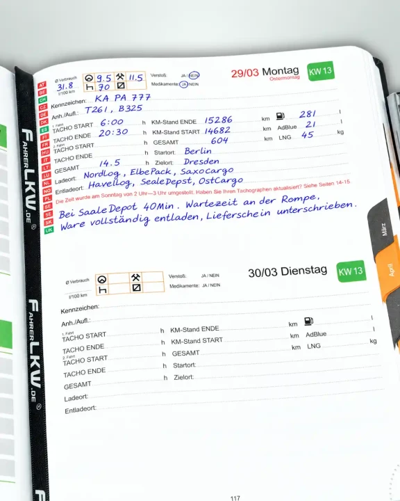 lkw-fahrer-kalender-2027-informationsseite-farbige-felder