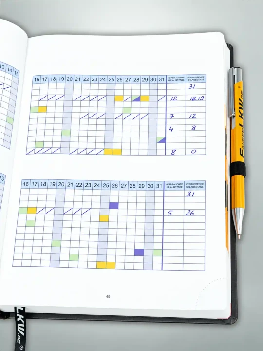lkw-fahrer-kalender-2027-urlaubsuebersicht-resturlaub