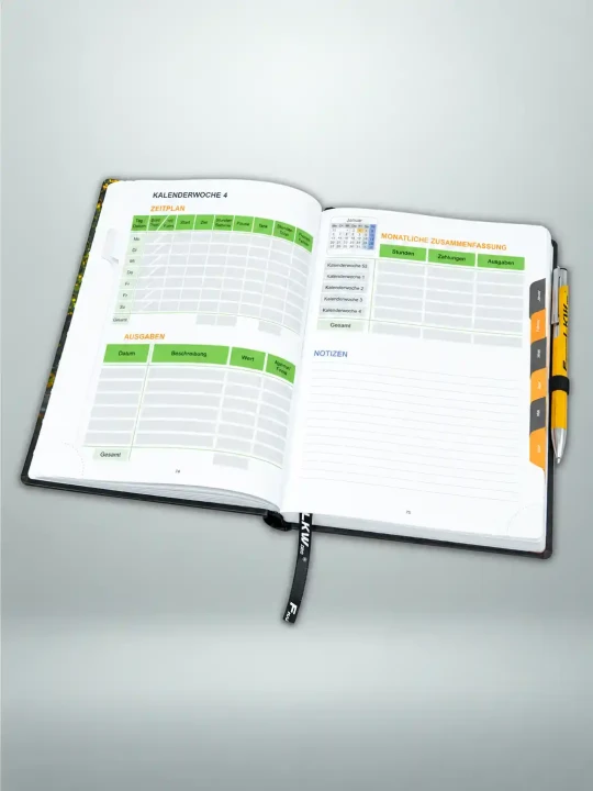 lkw-fahrer-kalender-2027-monatliche-zusammenfassung-notizen