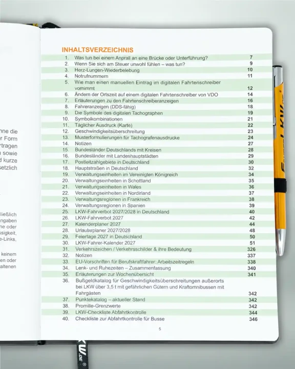 lkw-fahrer-kalender-2027-inhaltsverzeichnis